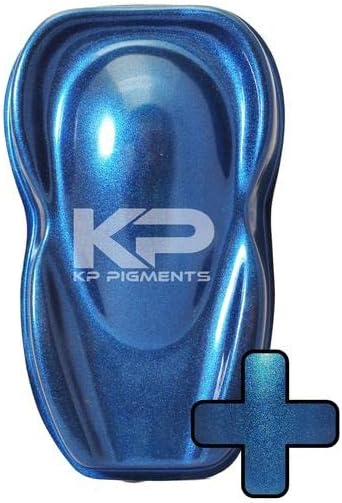 KP Pigments Topaz Blue OEM+ Pearlescent 100% Pure Fine Mica Powder - Naturally Pigmented Multipurpose DIY Arts and Crafts, Dye, Soap Making, Cosmetics, Epoxy Resin, Paint, and More! 1 Kg