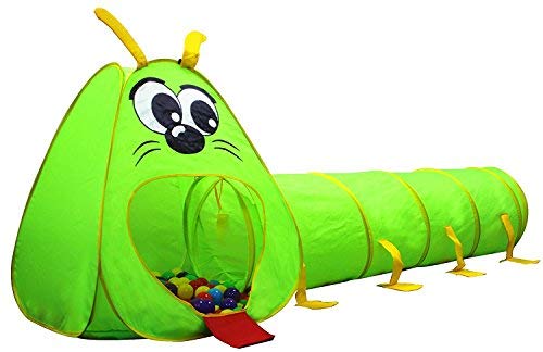 Kiddey Caterpillar Kids Play Tunnel And Tent thumb #2