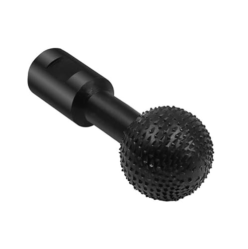 Inovey Fresas Esféricas Giratorias, Fresa Esférica Diámetro 10/14Mm Amoladora Angular Cabezal De Amolar Esférico Para Amoladora Angular 100/115/125 -negro- 10mm