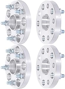 Abrillvt 5x4.5 Wheel Spacer 20mm 4PCS Thread Size 12x1.25 Compatible with for Forester 19-21 for Impreza 05-14 for Legacy 15-21 for Outback 14-21 for WRX 15-20 Silver