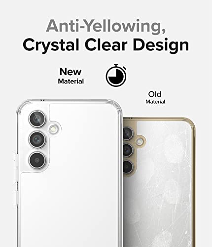 Image of Ringke Fusion Matte Compatible with Samsung Galaxy A54 5G Case Cover Anti Fingerprint Hard Back Soft TPU Bumper Scratch Resistant Natural Form Samsung A54 Back Cover - Matte Clear