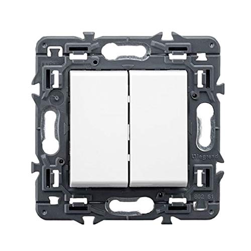 Conmutador doble Legrand 741245 serie Valena Next color blanco