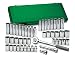 SK 4147 Super Set 47 Piece 1/2-Inch Drive 12 Point Standard and Deep Socket Set with 19 Piece 1/2-Inch to 1-1/8-Inch and 18 Piece 10-Millimeter to 19-Millimeter Socket Assortments