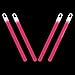 Lumistick 6 Inch Standard Glow Sticks with Strings - Kids Safe & Non-Toxic Light Up Sticks - Illuminating Luminescent Bulk Sticks - Glows in The Dark Chem Lights (Pink, 25 Glow Sticks)