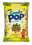 CANDY POP Sour Patch Kids Candy Coated Popcorn (5.25oz bags) Made with Real Sour Patch Kids Candy Pieces - Pack of 6