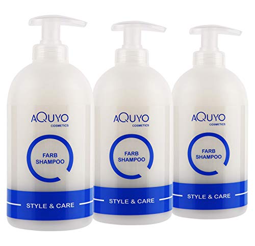 Style & Care Color Shampoo für coloriertes oder getöntes Haar (3x 500ml) | Farbshampoo pflegt und reinigt trockenes & strapaziertes Haar | Haarshampoo schützt gefärbtes Haar und macht Farben haltbarer