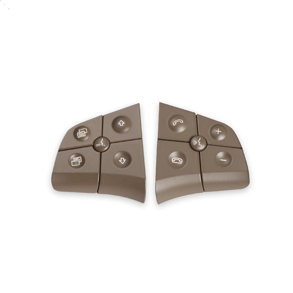 Cruise Control Switch Butto/Fit for Mercedes W164 W245 W251 Car Multi-Function Steering Wheel Switch Buttons Phone Control Key for Benz ML GL B R Class(Model A Gray)