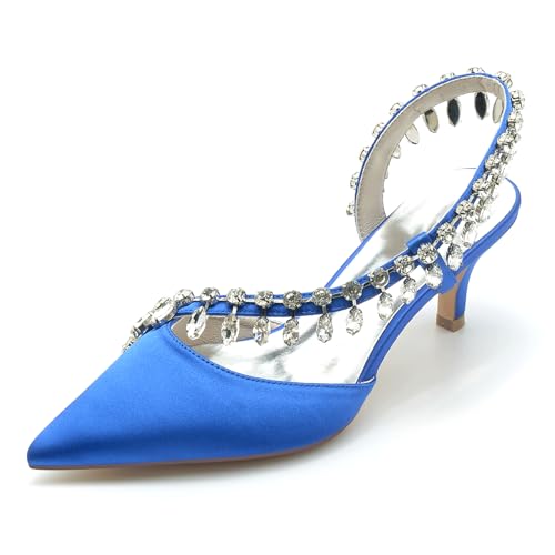 Chaussures de cour en satin FGRID, l'excellence des finitions strassées