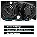 TUSDAR Fits For 2017 2018 Hyundai Elantra without DRL Headlight Assembly, 17 18 Elantra Factory OE Style Headlamp Left and Right Side, Not fit GT Models