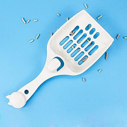 Pet Supplies 3pcs Plastic Pet Dog Cat Litter Feces Scoop Sand Waste Scooper Puppy Kitten Cleaning Tool Shovel Pet Cleanning Tool (Color : White)