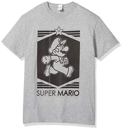 T-Shirt Nintendo Homme NNTD0523-10001006 gris en taille XL