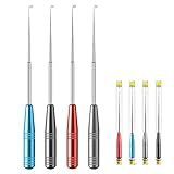 HEVIHAY 4 Pieces, Fish Hook Remover,Fishing Hook Quick Removal, Device Stainless Steel Fish Hook Detacher, Fishing Hook Remover Tool, Fish Hook Disconnect Device for Saltwater Freshwater Fishing