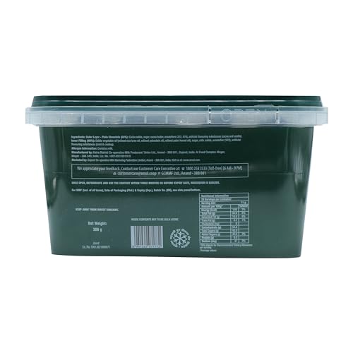 Image of Amul Dark Emerald Chocolate with Mint, 308gm Tub