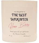 Luxury Vanilla Happy Birthday Candles Gifts for Women, Birthday Cake Candle, Happy Birthday Gifts...