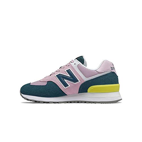 Image of New Balance Women's 574 V2 Sneaker, Oxygen Pink /Supercell, 9 M