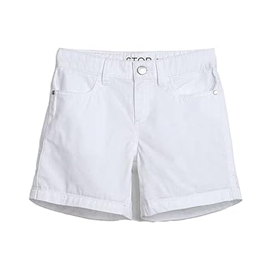STOP by Shoppers Solid Cotton Regular Fit Girls Shorts (S21710GSHR-P)
