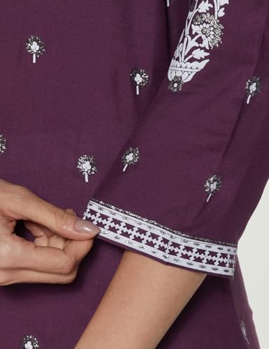 Image of BIBA Women Viscose A Line Printed Kurta