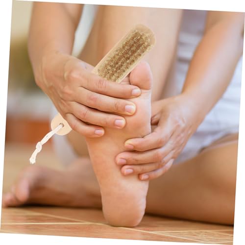 Outanaya 2 Unidades Ferramenta De Esfregar Ferramenta De Moagem De Pés Escova De Pedicure Ferramenta
