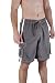 Mens Swim Trunk With Cargo Pockets Large, Charcoal