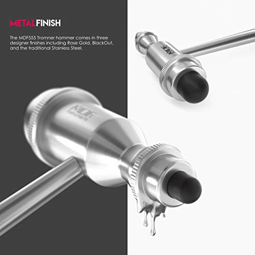 Mdf® Tromner Neurological Reflex Hammer With Pointed Tip Handle For Cutaneous And Superficial Responses - Free-Parts-For-Life & Lifetime Warranty - Black (Mdf555-11) #TOP5