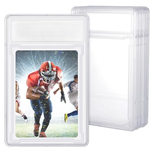 Gersoniel 6 Pack Card Case Holder Graded Card Slab Acrylic