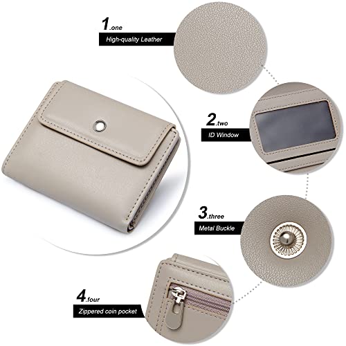 Geead Small Wallet For Women With Zipper Coin Pocket Rfid Blocking Credit Card Holder #TOP4