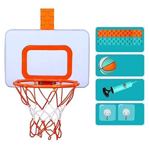 YWAWJ Basketballkorb Basketball-Spielzeug-Set, Kinder Hängen Basketball Board Mini Basketball Brett, Stand Indoor Outdoor Home Office Wand Basketball Cover