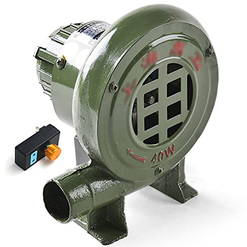 CFYP Forgeron Forge Ventilateur Électrique à Vitesse Variable Barbecues Centrifuges Pompe à Charbon Briquets à Charbon Forge BBQ Cover