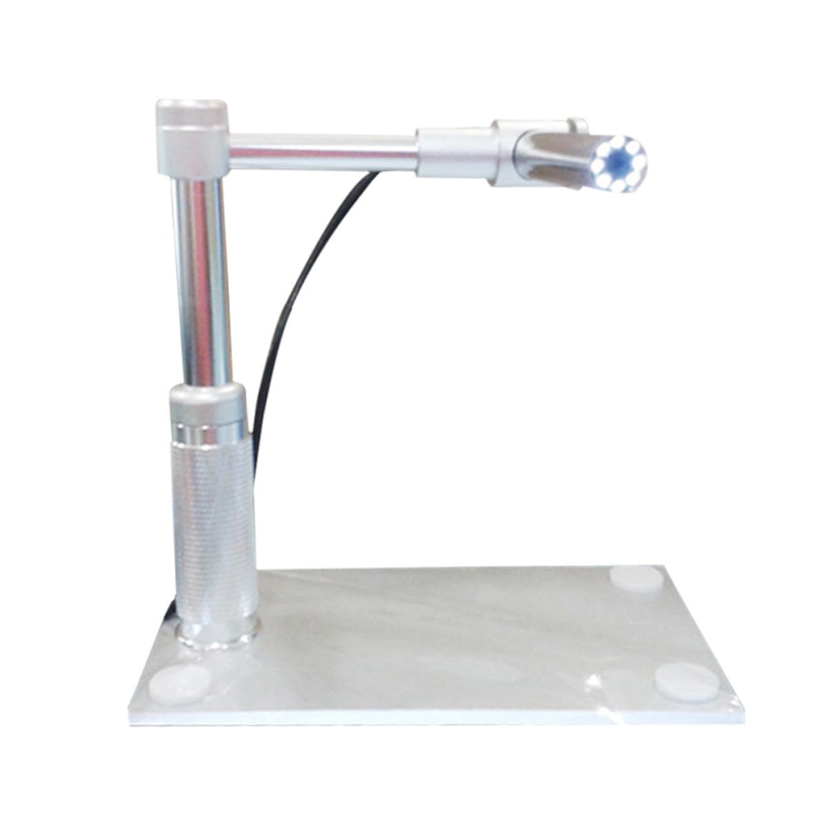 KALLORY Microscopio Digital con 8 Luces LED Ajustables USB Portátil 600x Soporte Compatible con Sistemas Operativos Xp/vista/7/8, Aumento para Inspección Industrial y Laboratorio