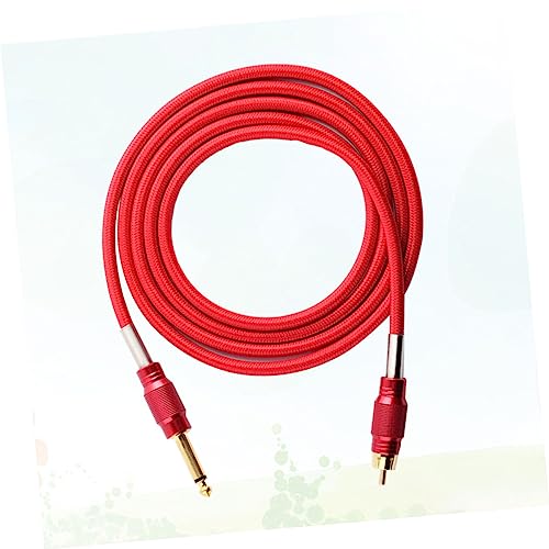 Cable clip cord trenzado profesional y flexible de larga duración para máquina de tatuar roja 5