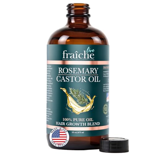 Live Fraiche Rosemary Castor Oil Scalp Treatment 16oz