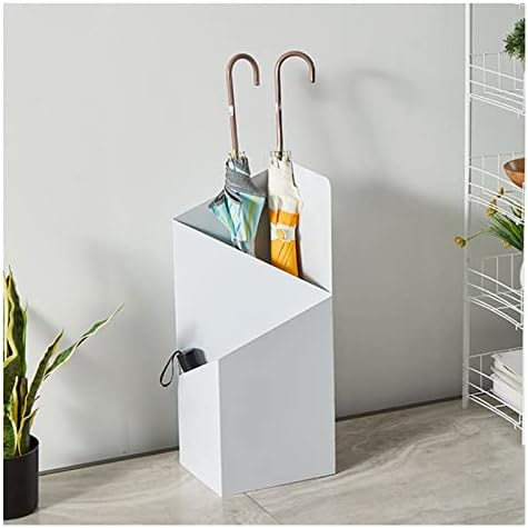 Modern Umbrella Stand with Drip Tray - Stylish Double Layer Umbrella Organizer for Home, Office, Hallway, Porch & Entrance - Durable & Space-Saving Design