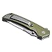 Harnds Warrior/General Tactical Folding Knife with D2 Steel Blade G10 Handle Flipper Opening (tanto point+gray titanium)