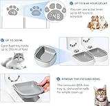 Automatic 2Meals Cat Feeder, Pet Feeder with Timer, Timed and Portion Control for Dry or Semi-moist Food, 48-Hour Timed Tamper Resistant Design (LED Cat Feeder) (48-Hour Timer) - Image 3