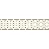 flocon de neige en gros plan 34,5 mm x 200 cm Bordure en dentelle Gros flocons de neige