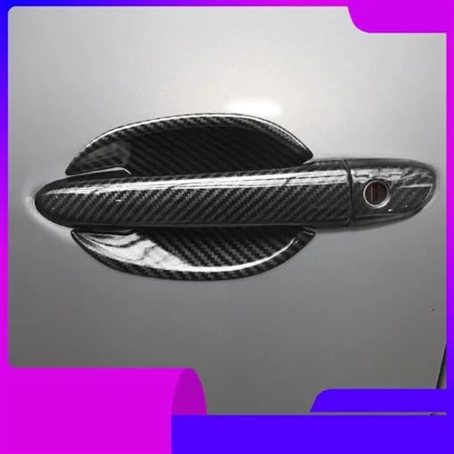 Pegatinas protectoras para Mazda Biante 2008-2016: fundas de manija exterior de carbono 2