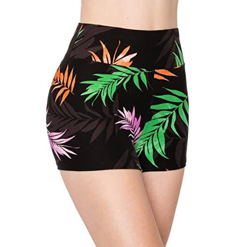 Image of ALWAYS Yoga Shorts for Women - High Waisted Workout Biker Shorts for Yoga, Running & Under Dress Anti-Chafing Comfort