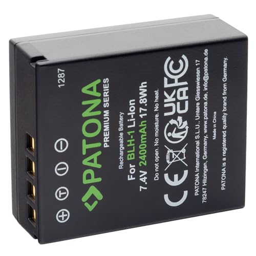 PATONA Premium BLH-1 Batería de Repuesto 2400mAh Compatible con Olympus OM-D OMD EM-1 Mark II EM-1 Mark 2 E-M1X EM1 EM1X BLH1 BL-H1 BL H1 O-MD Completamente decodificada - imagen 3