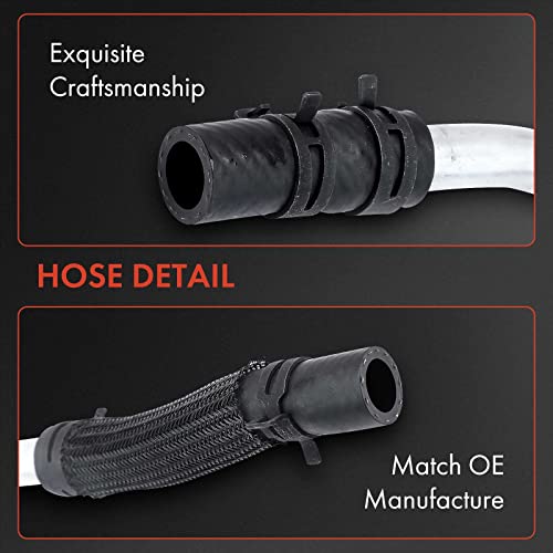 A-Premium Power Steering Reservoir/Suction Line Hose Assembly Compatible with Chevrolet Traverse 2011-2017 & GMC Acadia 2012-2016, Acadia Limited 2017 & Buick Enclave 2011-2017, Reservoir To Pump - Thumbnail 5