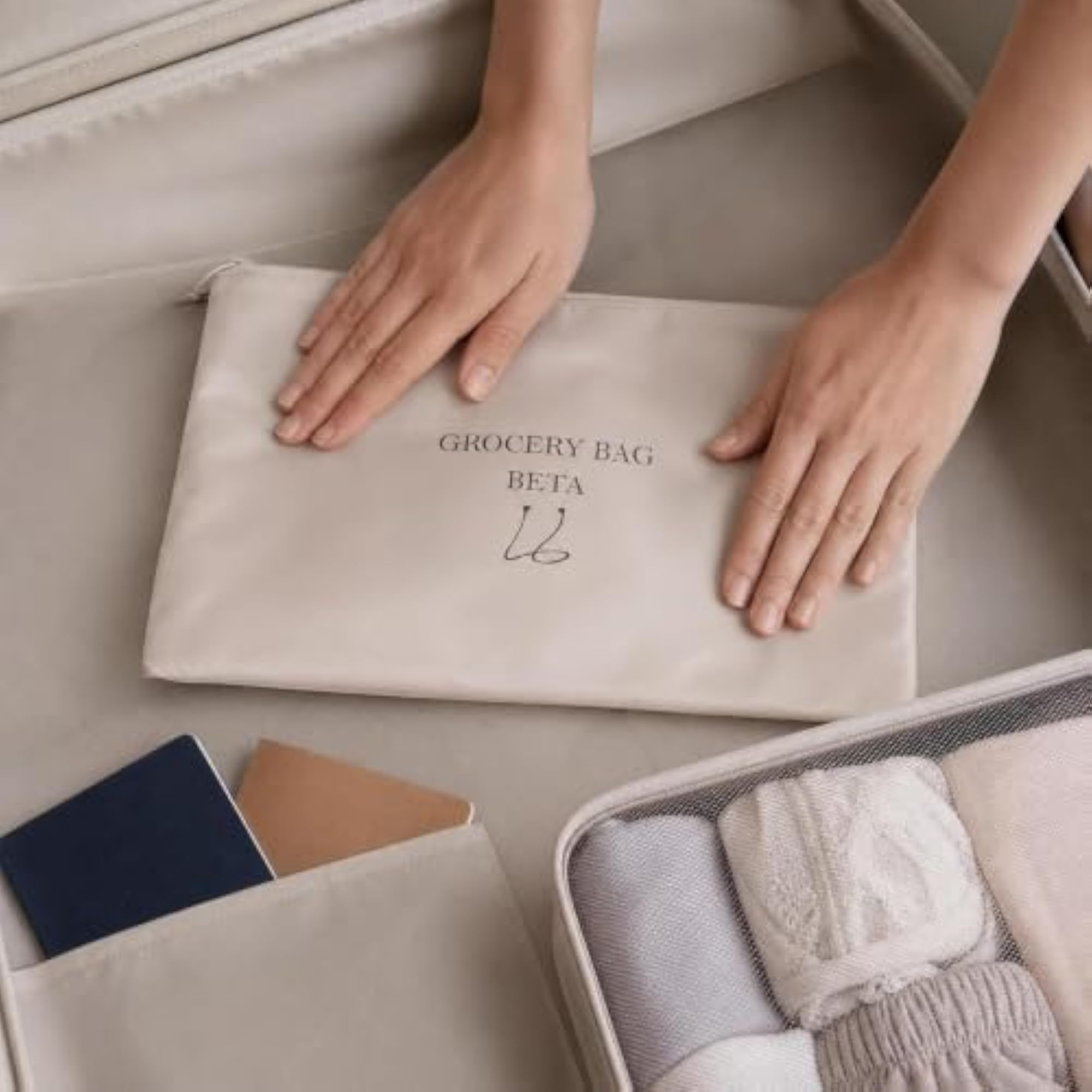 6-Piece Travel Compression Packing Cubes Set for Clothes