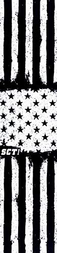 SCT USA Flag Scooter Grip Tape (White and Black) …