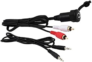 3.5MM AUX Panel Mount Cable - zdyCGTime 3.5mm Extension Mount, Dash Mount, Flush