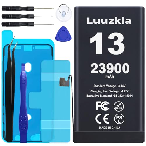 Luuzkla 23900mAh iPhone 13 Battery with Tools