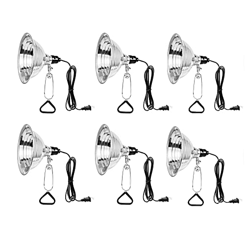 Simple Deluxe GP-093 6-Pack Clamp Lamp Light 8.5 Inch