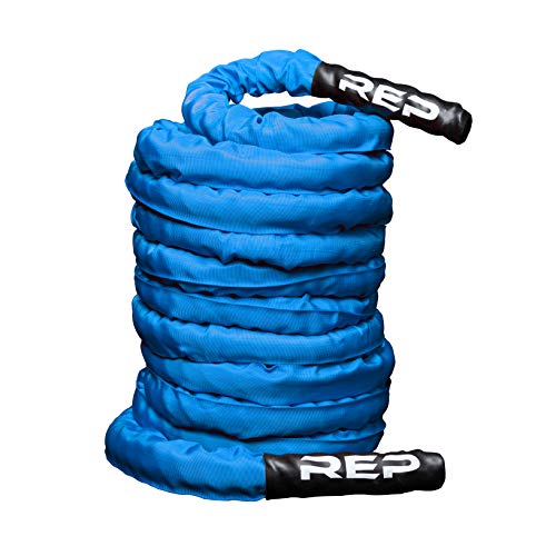 REP Battle Ropes - PolyDacron Battle Rope for Strength and Conditioning Workouts – 1.5