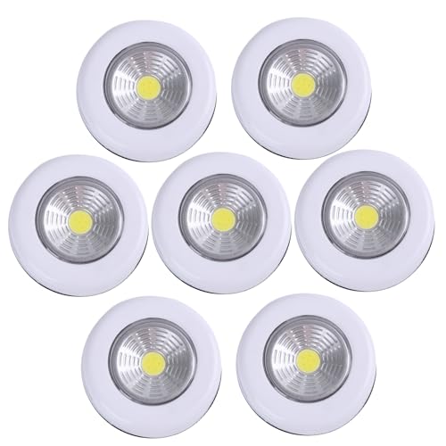 Luces de empuje para armarios con diseño elegante y disco LED brillante 4