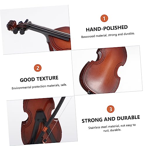 Hohopeti 1 Unidade Modelo De Violoncelo Decoração De Casa Baixo Mini Decoração Musical Decorações Pa