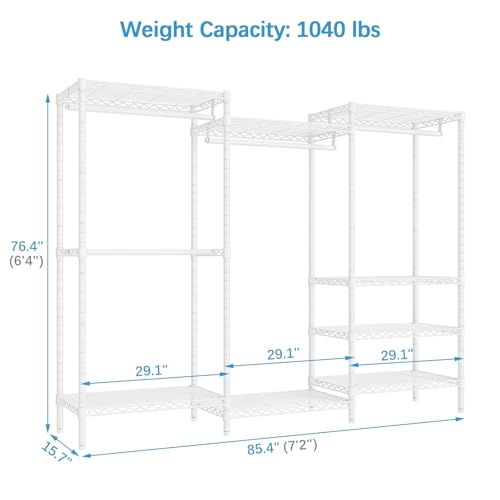 image for VIPEK V5 Plus Portable Closet Wardrobe Heavy Duty Clothes Rack, Large 