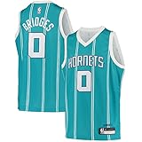 Miles Bridges Charlotte Hornets #0 Infants Toddler Aqua Icon Edition Jersey (2T)