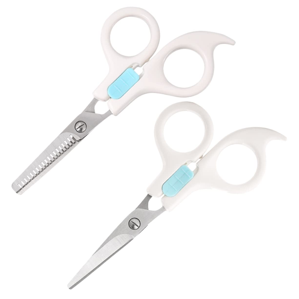 Beaupretty 4piezas Cortadores De Pelo Para Tijeras De Pelucero Tijeras De Entresacar De De Peluquería Para Casa